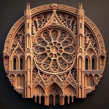 3D model st notre dame (STL)